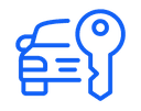 Location de voitures/transport icon