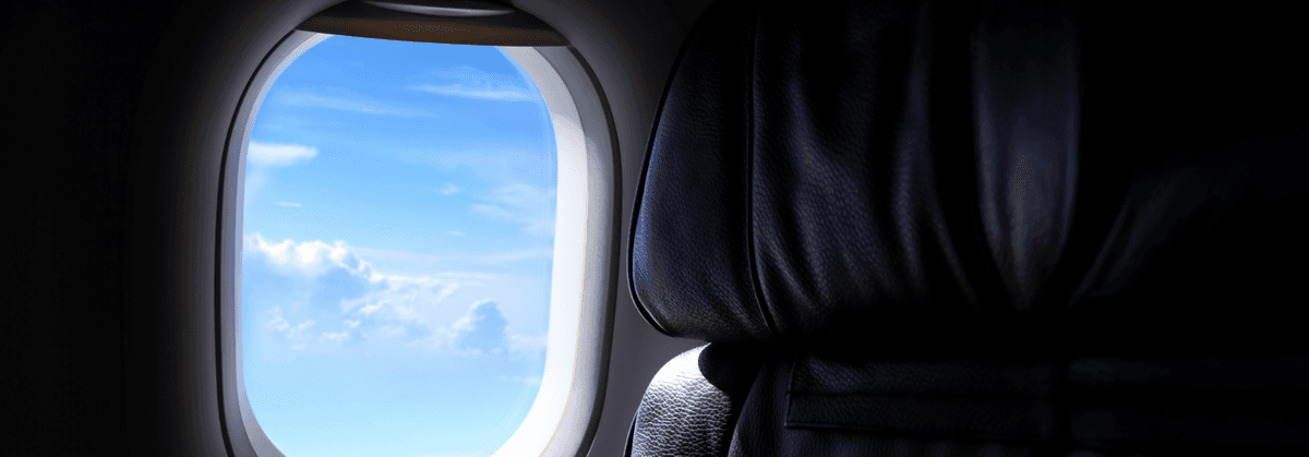 Airplane window